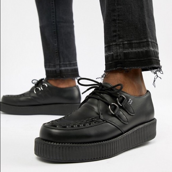 T.U.K Vegan D-Ring Round Viva Creepers size 10 - Picture 1 of 8